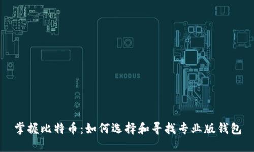 掌握比特币：如何选择和寻找专业版钱包