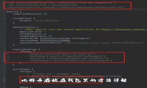 比特币存放在钱包里的方法详解